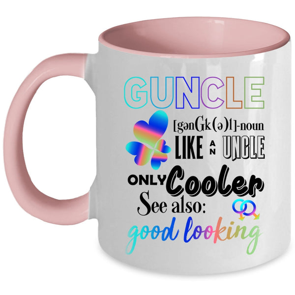 Like An Uncle Only Cooler Coffee Mug, Guncle Accent Mug