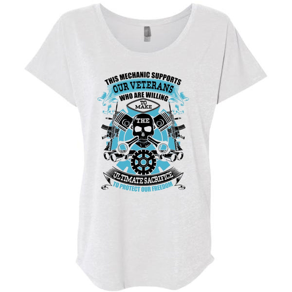 This Mechanic Supports Our Veterans T Shirt, I Love Mechanic T Shirt, Awesome T-Shirts