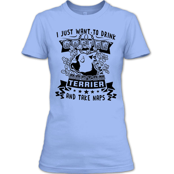 I Just Want To Drink Coffee T Shirt, Coolest Dog Lover T Shirt