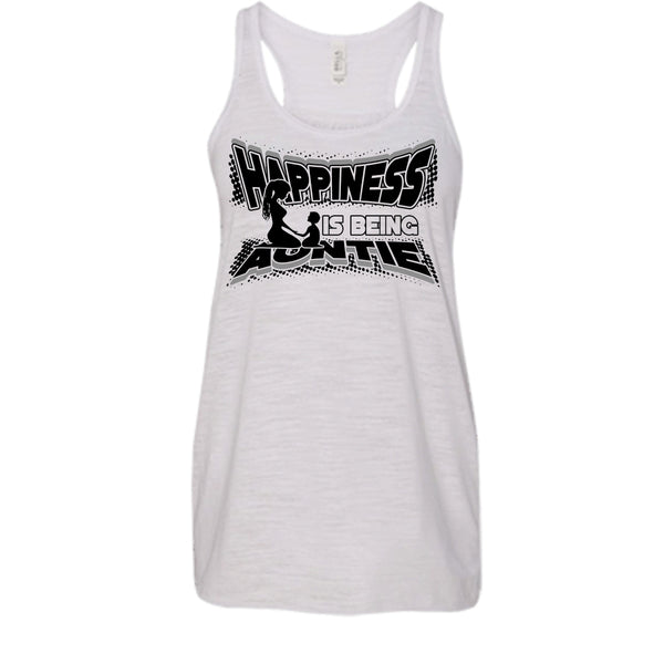 Happiness Is Being Autie T Shirt, Gift For Aunt Tank Top