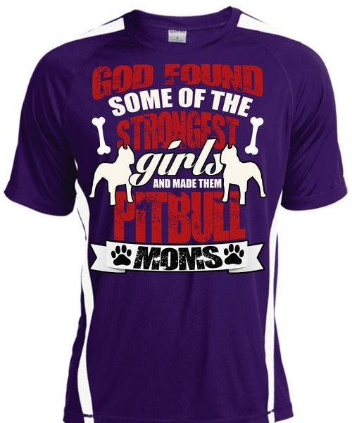 The Strongest Girls T Shirt, Made Them Pit Bull Moms T Shirt, Cool Shirt