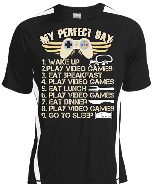 A black t-shirt with the shopify logo