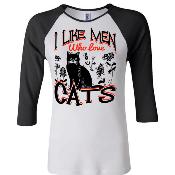 I Like Men Who Love Cats T Shirt, I Love Cats T Shirt, Awesome T-Shirts