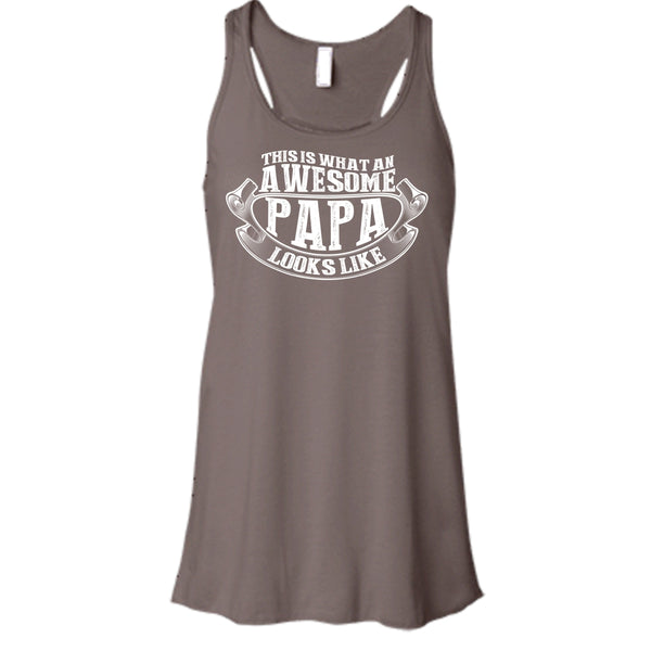 Awesome Papa Looks Like T Shirt, Gift For Papa T Shirt, Cool T Shirt