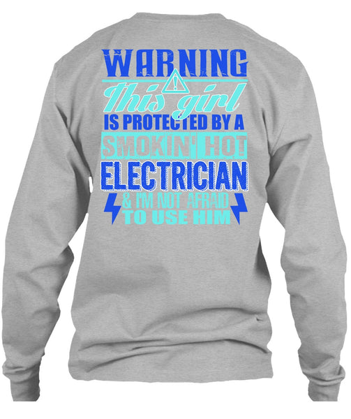 Smoking Hot Electrician T Shirt, I Love Electrician T Shirt