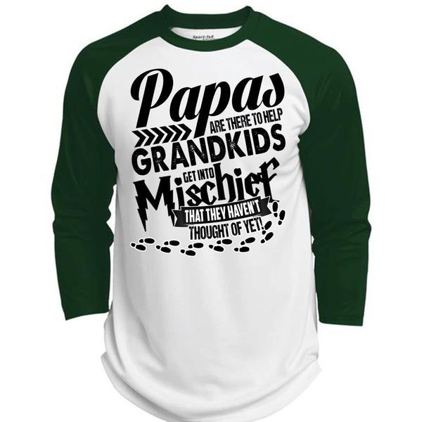 Papas Are There To Help Grandkids T Shirt, I Love Papa T Shirt, Awesome T-Shirts  (Polyester Game Baseball Jersey)