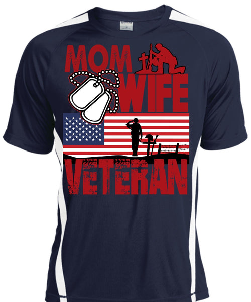 Mom Wife Veteran T Shirt, Being A Veteran T Shirt, Cool Shirt