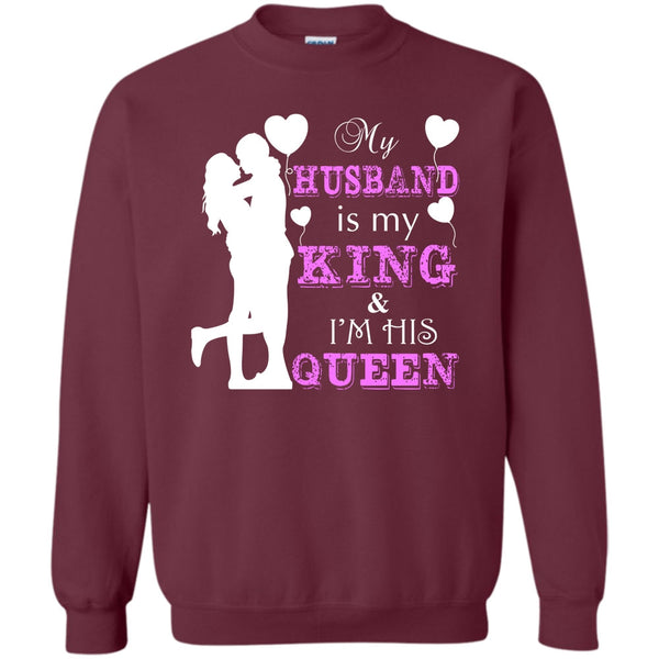 I'm His Queen T Shirt, Gift For Wife Sweatshirt