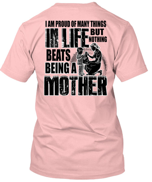 Being A Mother T Shirt, I Love Mom T Shirt