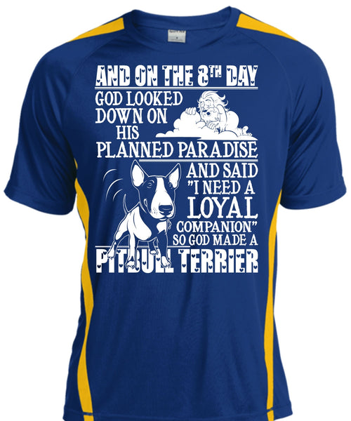 God Made A Pit Bull Terrier T Shirt, Planned Paradise T Shirt, Cool Shirt