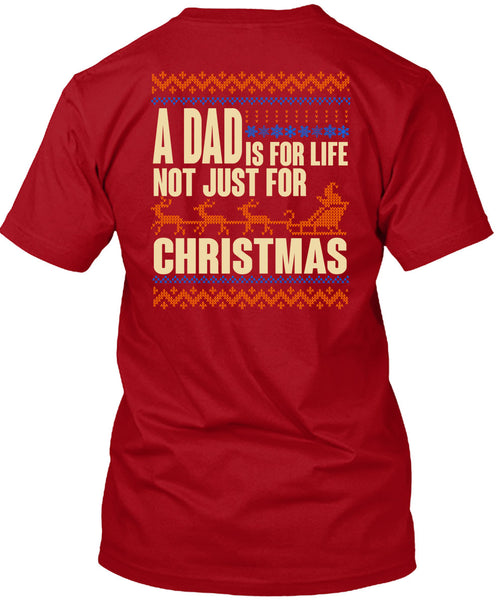 A Dad Is For Life Not Just For Christmas T Shirt, This Girl Loves Christmas T Shirt