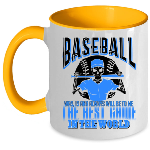 Sport Coffee Mug, Baseball Is The Best Game In The World Accent Mug