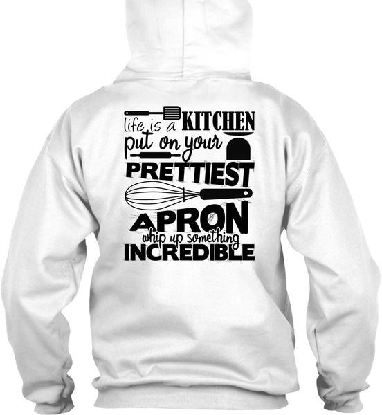 Life Is A Kitchen T Shirt, I Love Cooking T Shirt
