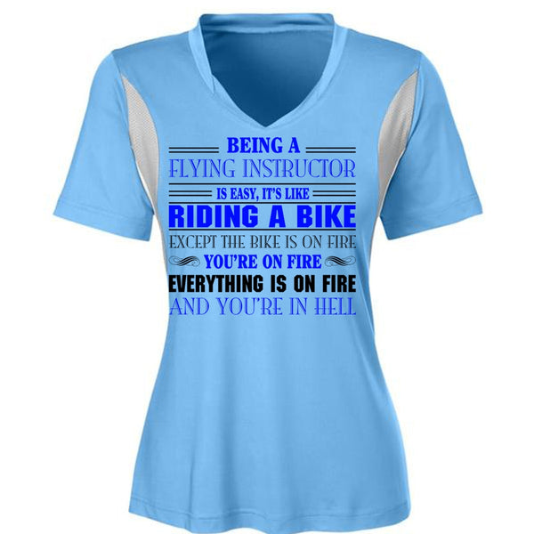 Being A Flying Instructor Is Easy T Shirt, Like Riding A Bike T Shirt, Career T Shirt