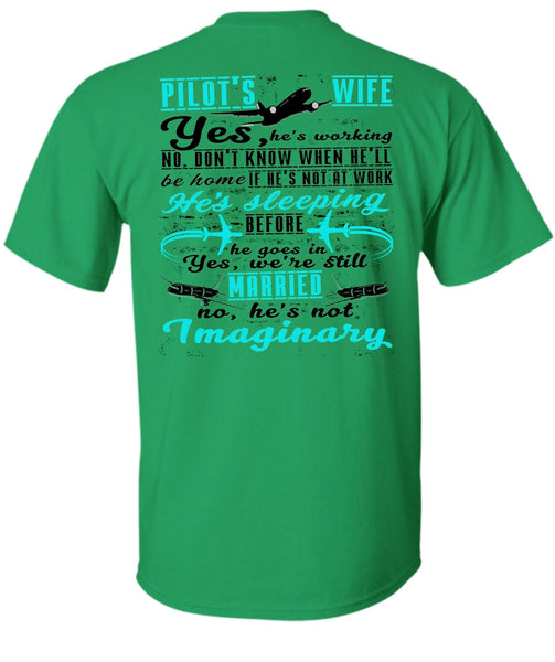 Pilot's Wife T Shirt, I Love Pilot T Shirt