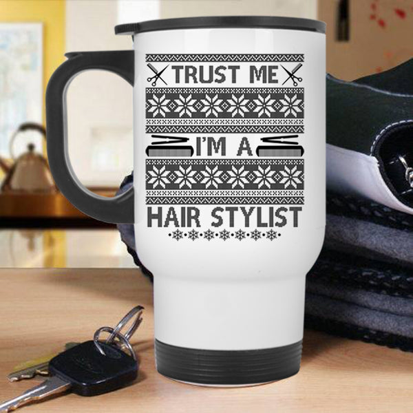 Christmas Tree Travel Mug, I'm A Hair Stylist Mug