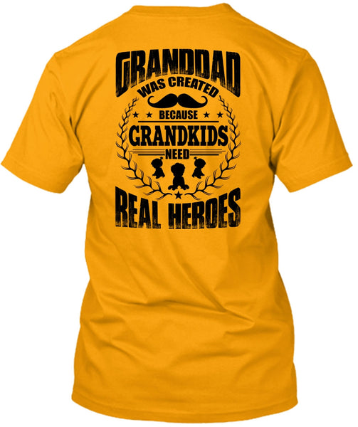 Granddad Was Created T Shirt, I Love Baby T Shirt