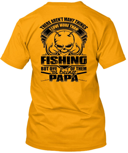 I Love More Than Fishing T Shirt, I Love Fisher T Shirt