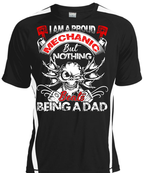 A black t-shirt with the shopify logo