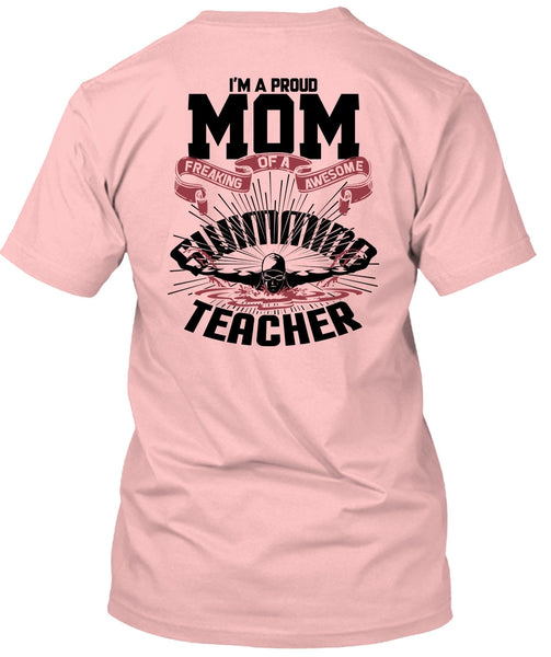 I'm A Proud Mom T Shirt, I Love Swimming T Shirt