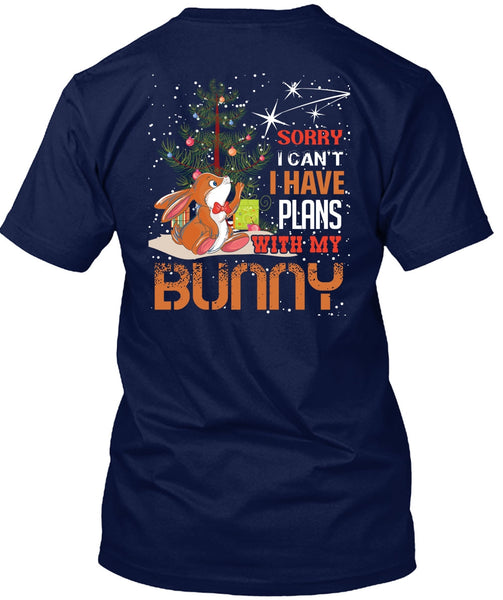 I Have Plans With My Bunny T Shirt, I Love Christmas T Shirt