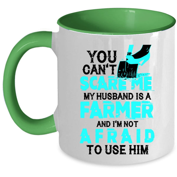 I Love My Farmer Coffee Mug, My Husband Is A Farmer Accent Mug
