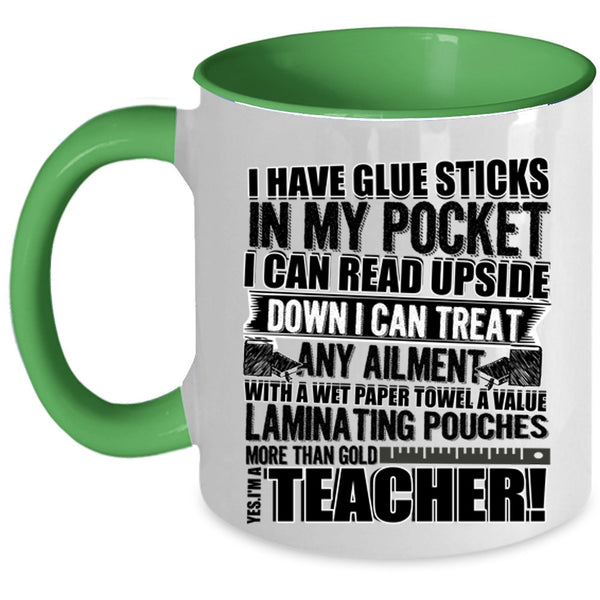 Funny Gift For Teacher Coffee Mug, Yes I'm A Teacher Accent Mug