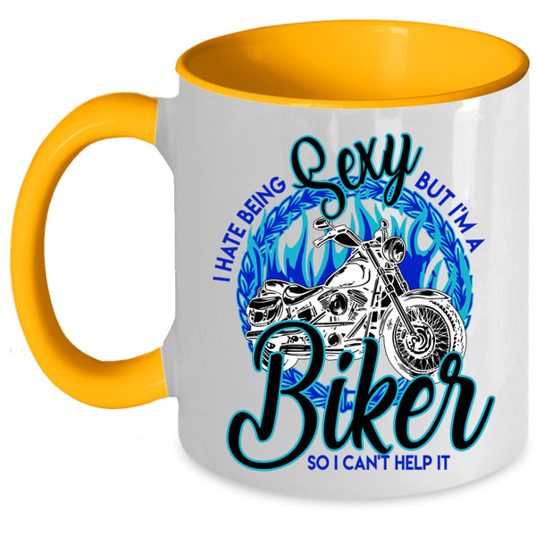 Cool Gift For Biker Coffee Mug, I'm A Biker Accent Mug
