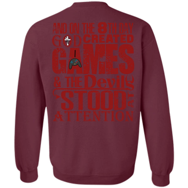 The Devils Stood At Attention T Shirt, I Love Gaming Sweatshirt