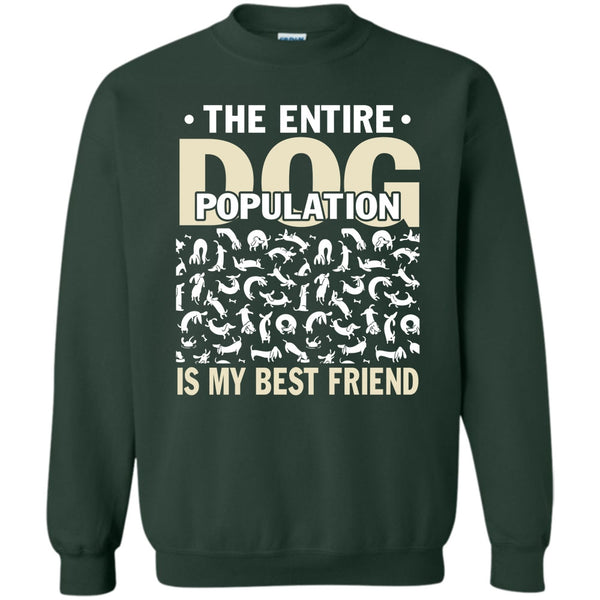 Dog Is My Best Friend T Shirt, Coolest Dog Lover Sweatshirt
