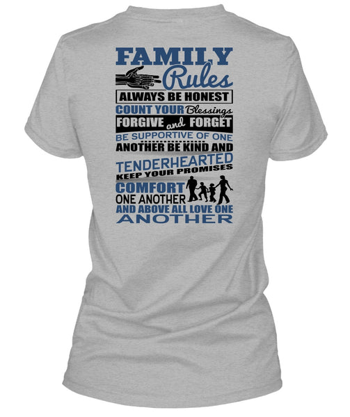 Family Rules T Shirt, I Love Papa T Shirt