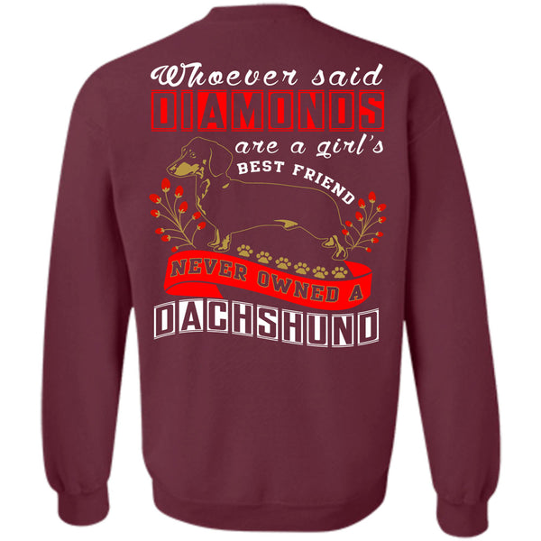 Never Owned A Dachshund T Shirt, I Love My Dog Sweatshirt