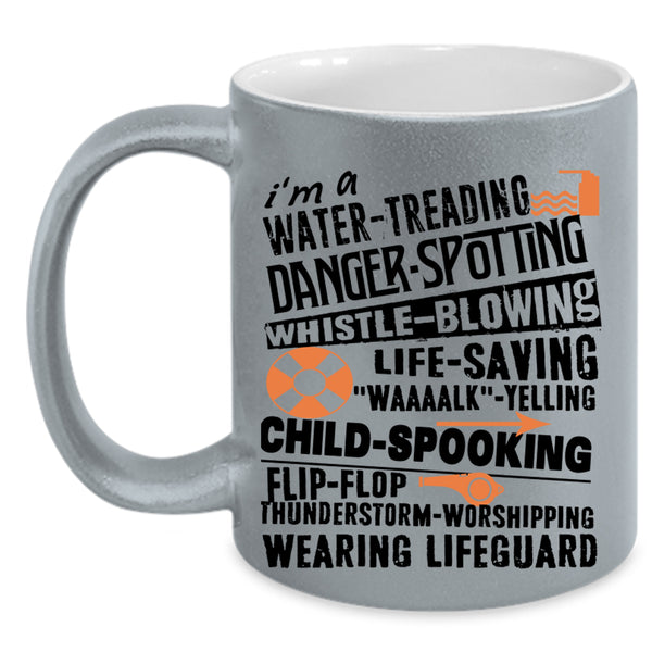 Awesome Swimming Coffee Mug, I'm A Water Treading Accent Mug
