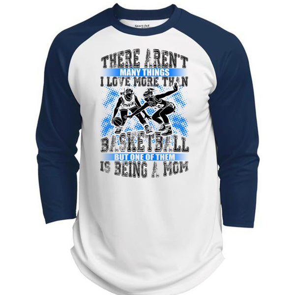 I Love More Than Basketball T Shirt, My Favorite T Shirt, Awesome T-Shirts  (Polyester Game Baseball Jersey)