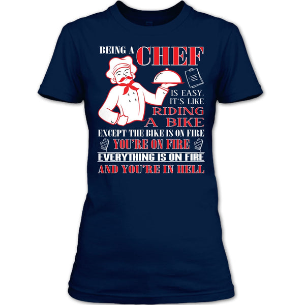 A black t-shirt with the shopify logo