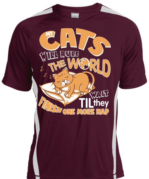 Cat's Will Rule The World T Shirt, They Finish One More Nap T Shirt, Cool Shirt