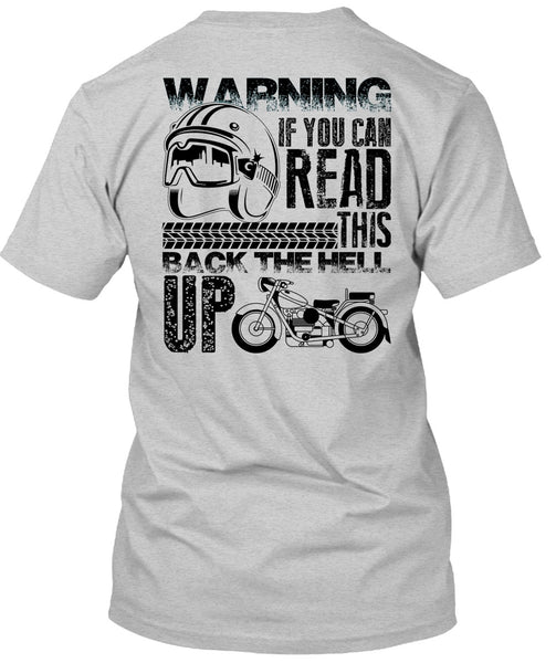 You Can Read T Shirt, I Love Biker T Shirt