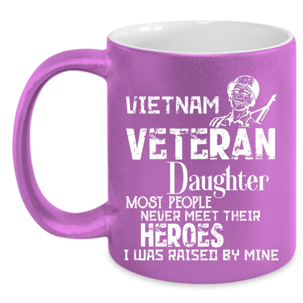 Vietnam Veteran Daughter Coffee Mug, Cool Veteran's Daughter Coffee Cup