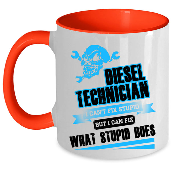Cool Gift For Technician Coffee Mug, Diesel Technician Accent Mug
