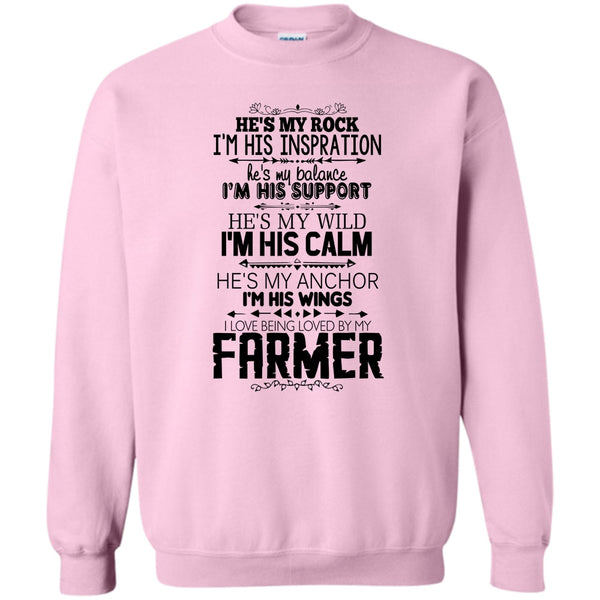 Coolest Farmer T Shirt, He Is My Rock Sweatshirt