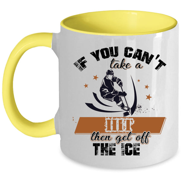 Funny Ice Hockey Player Coffee Mug, Best Hockey Player Ever Accent Mug