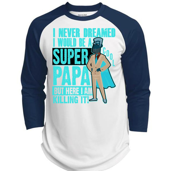 I Would Be A Cool Papa T Shirt, I Love Papa T Shirt, Awesome T-Shirts  (Polyester Game Baseball Jersey)