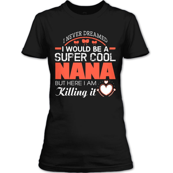 A black t-shirt with the shopify logo