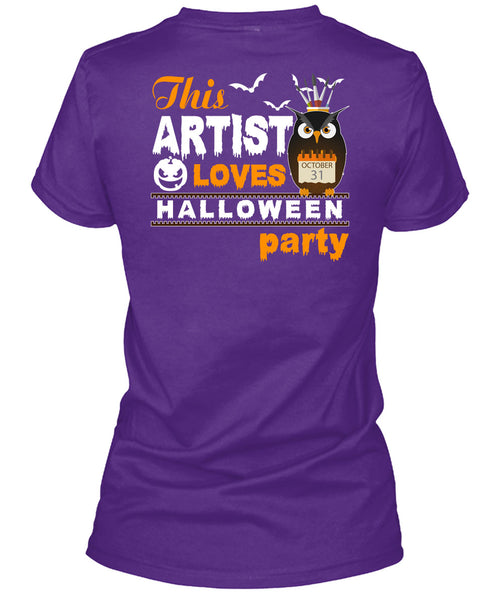 This Artist Loves Halloween Party T Shirt, I Love You Pumpkin T Shirt