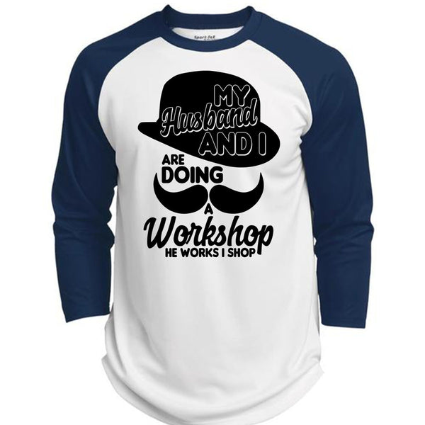 My Husband And I T Shirt, I Love Husband T Shirt, Awesome T-Shirts  (Polyester Game Baseball Jersey)