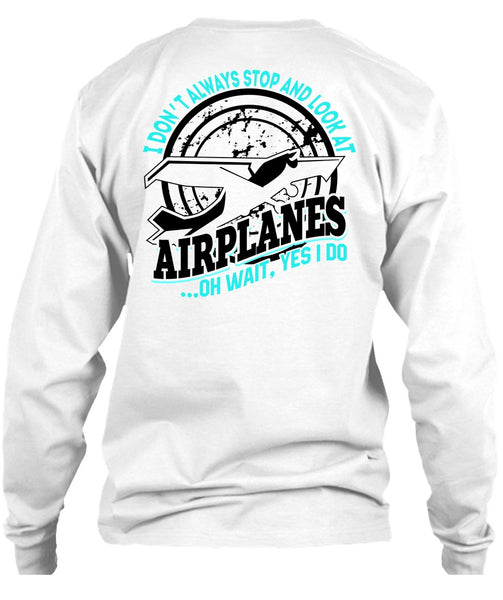 Look At Airplanes T Shirt, I Love Pilot T Shirt
