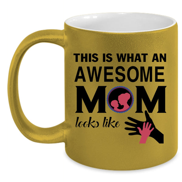 Funny Gift For My Mommy Coffee Mug, Because I'm The Mom Accent Mug