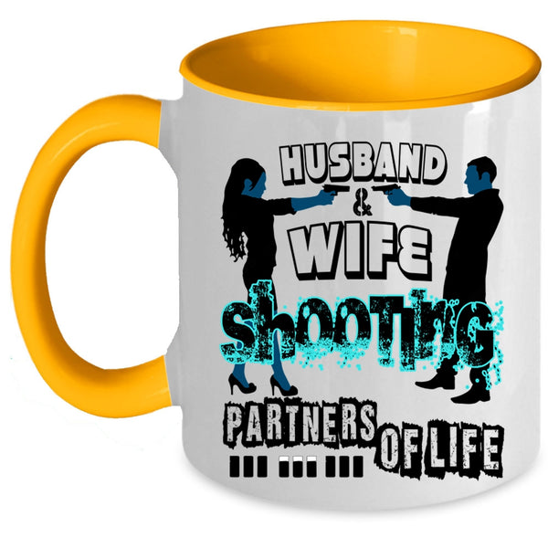 Shooting Partners Of Life Coffee Mug, Husband And Wife Accent Mug