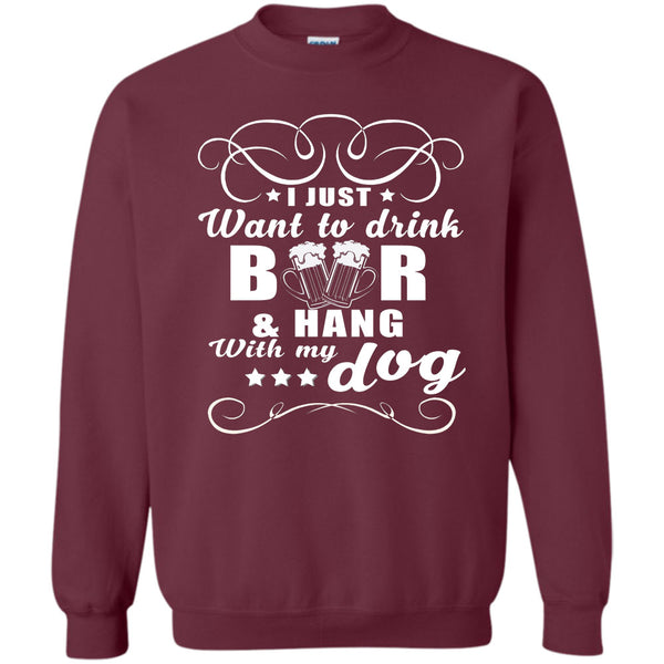 Hang Out With My Dog T Shirt, My Favorite Activity Sweatshirt