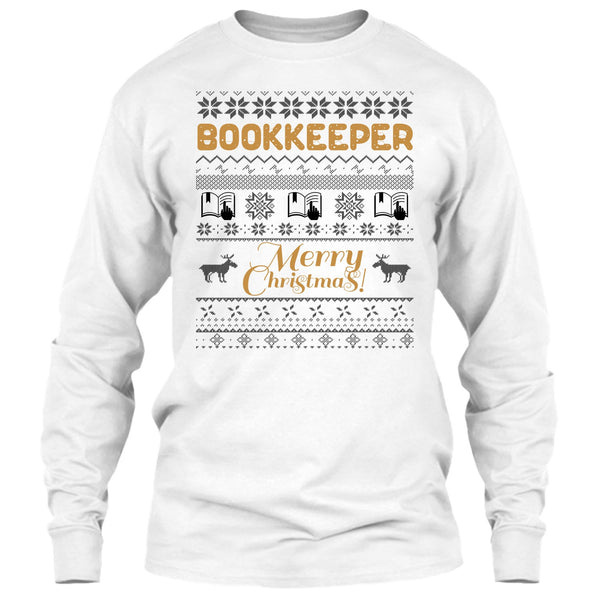 Bookkeeper Merry Christmas T Shirt, Gift For Merry Christmas T Shirt